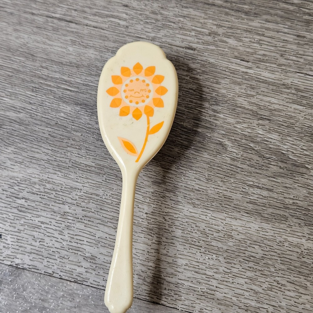 Vintage 1980 Avon Hello Sunshine Hair Brush Baby Collectible